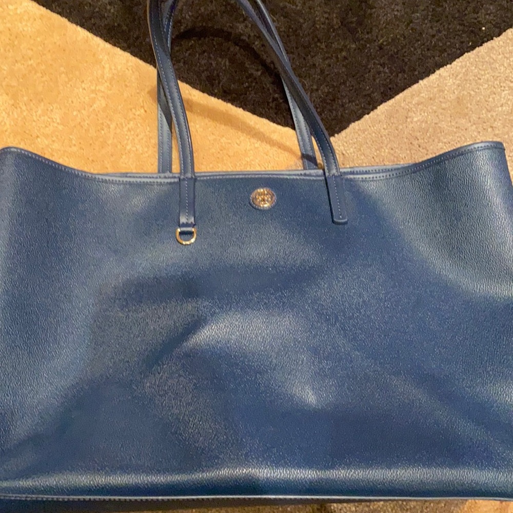 Blue Tory Burch tote